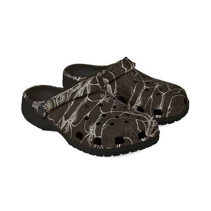 ELEMENTAL VISION | Unisex Rubber Clogs | For Adults | DARK CHOC BROWN COMFORT