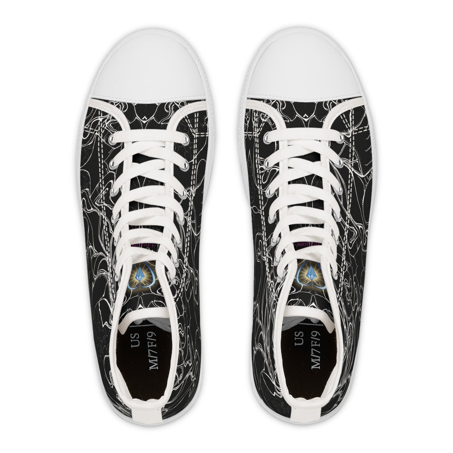 ELEMENTAL VISION Black ~ High-Top Sneakers for Women