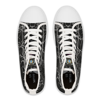 ELEMENTAL VISION Black ~ High-Top Sneakers for Women