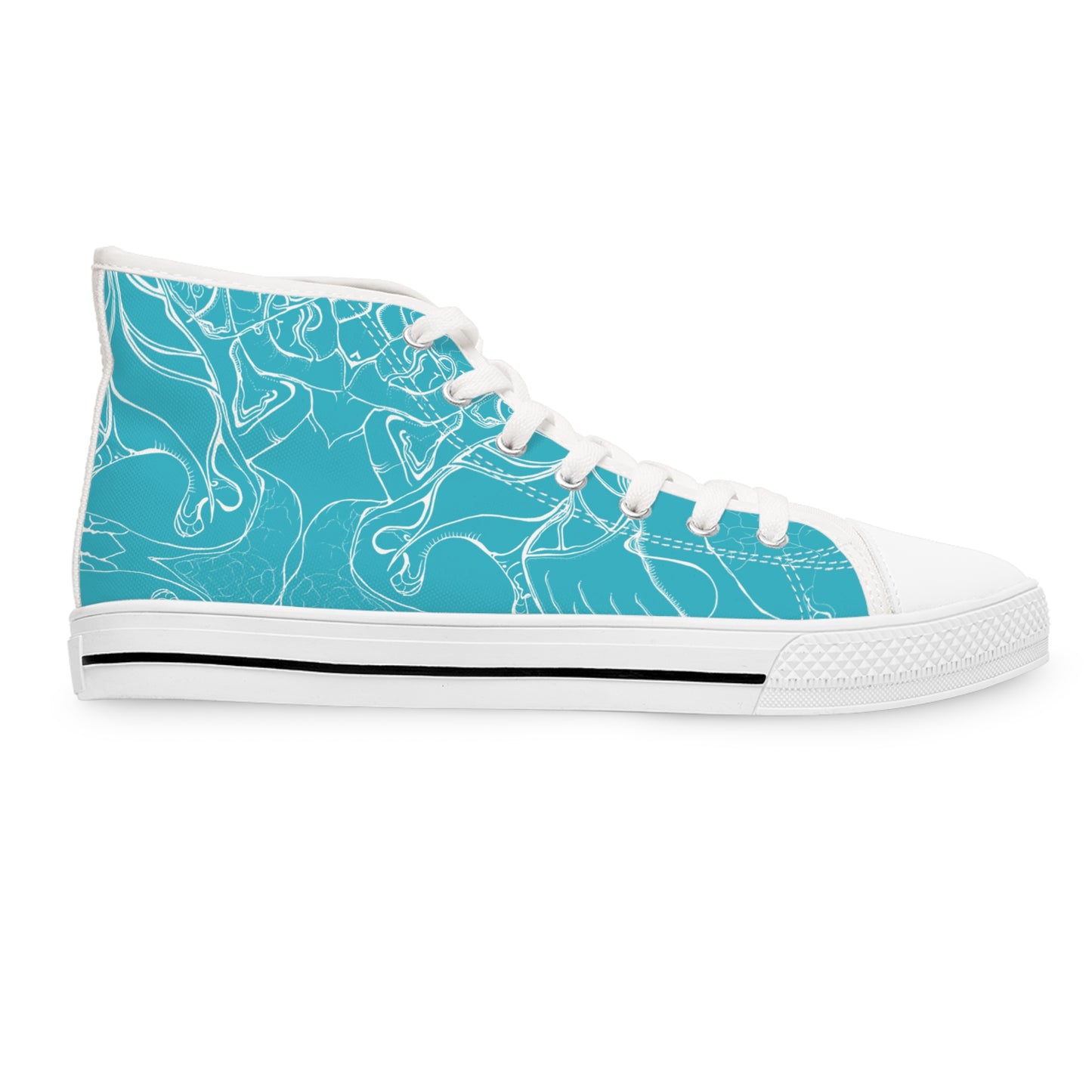 ELEMENTAL VISION | High-Top Sneakers | For Women | TEAL BRIGHT