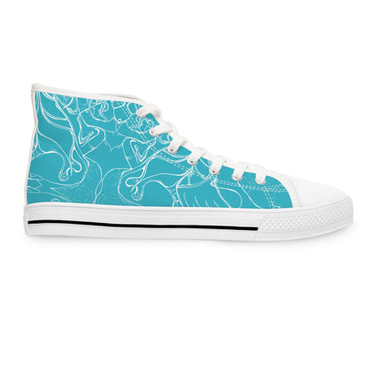 ELEMENTAL VISION | High-Top Sneakers | For Women | TEAL BRIGHT