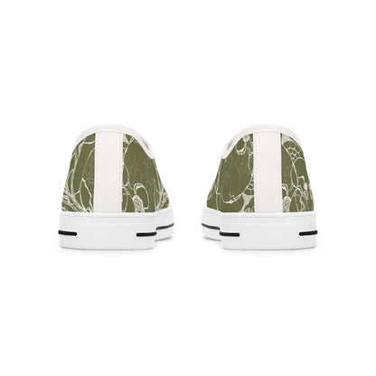 ELEMENTAL VISION Khaki ~ Low-Top Sneakers for Women