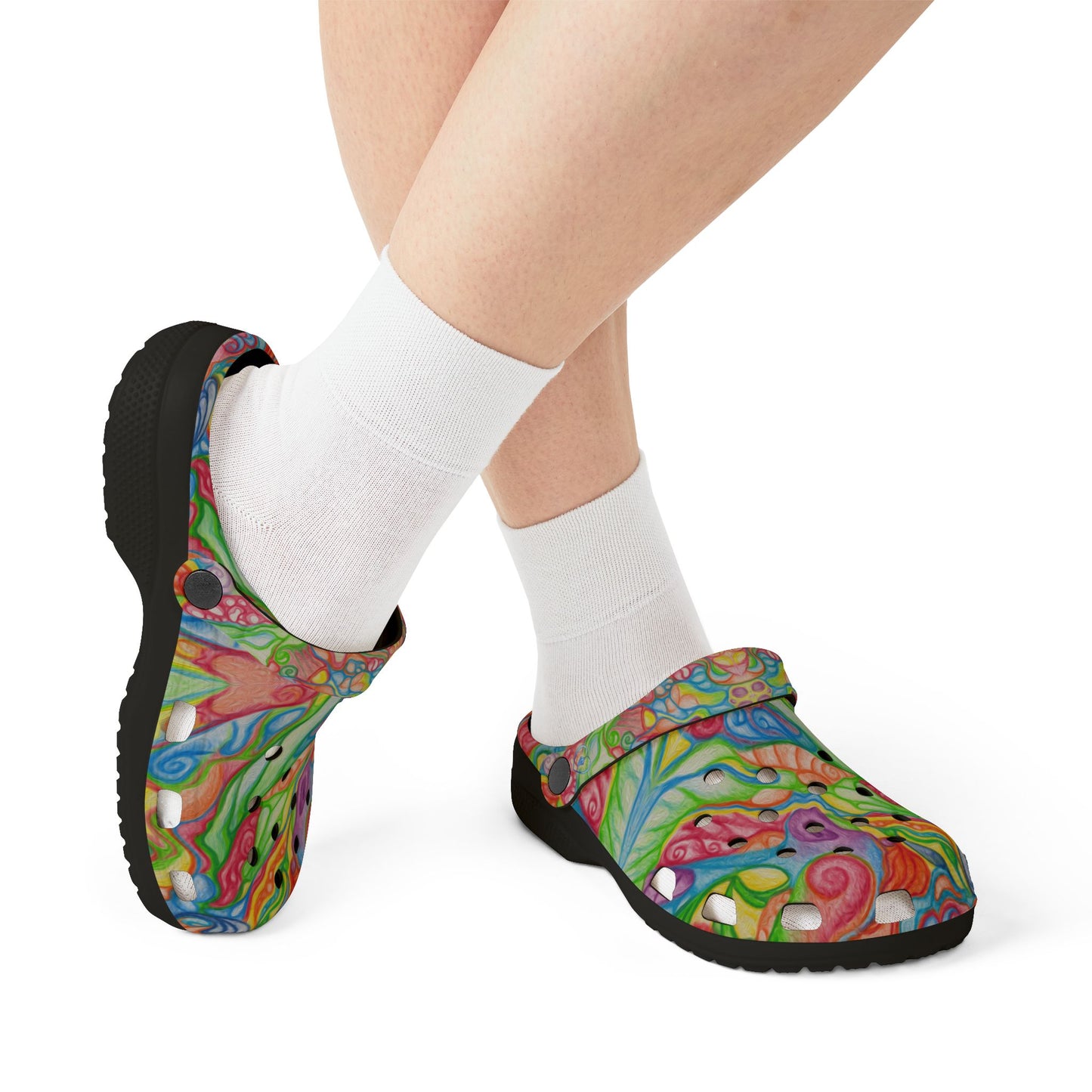 CELEBRATION | Unisex Rubber Clogs | For Adults | BUBBLING LIGHT