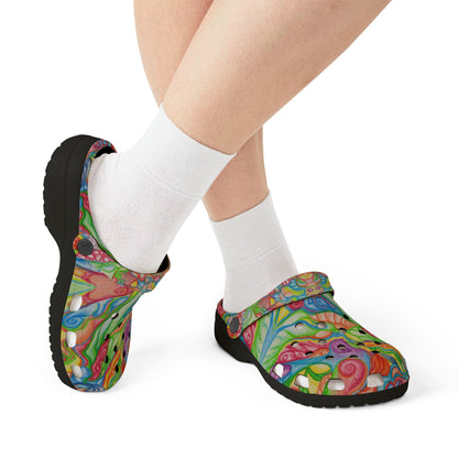 CELEBRATION | Unisex Rubber Clogs | For Adults | BUBBLING LIGHT