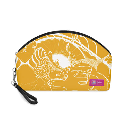 ELEMENTAL VISION | Makeup Bag | Versatile Accessory Radiant Pouch | MUSTARD YELLOW BRILLIANCE