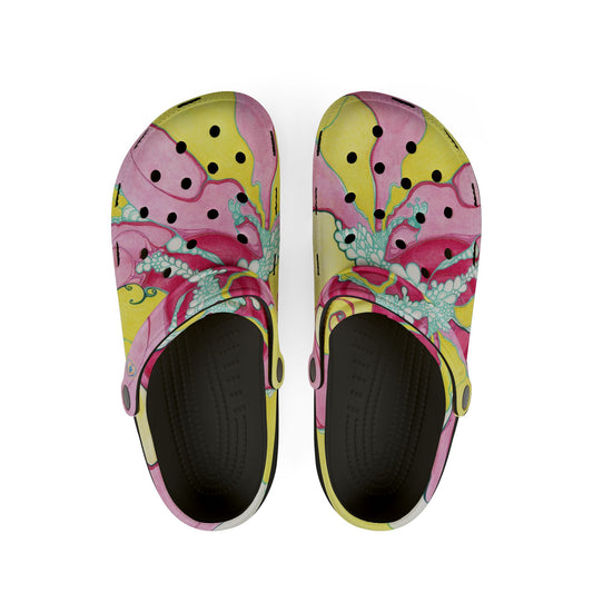 RADIANT HEART | Unisex Rubber Clogs | For Adults | HEART FLOW EXPANSION