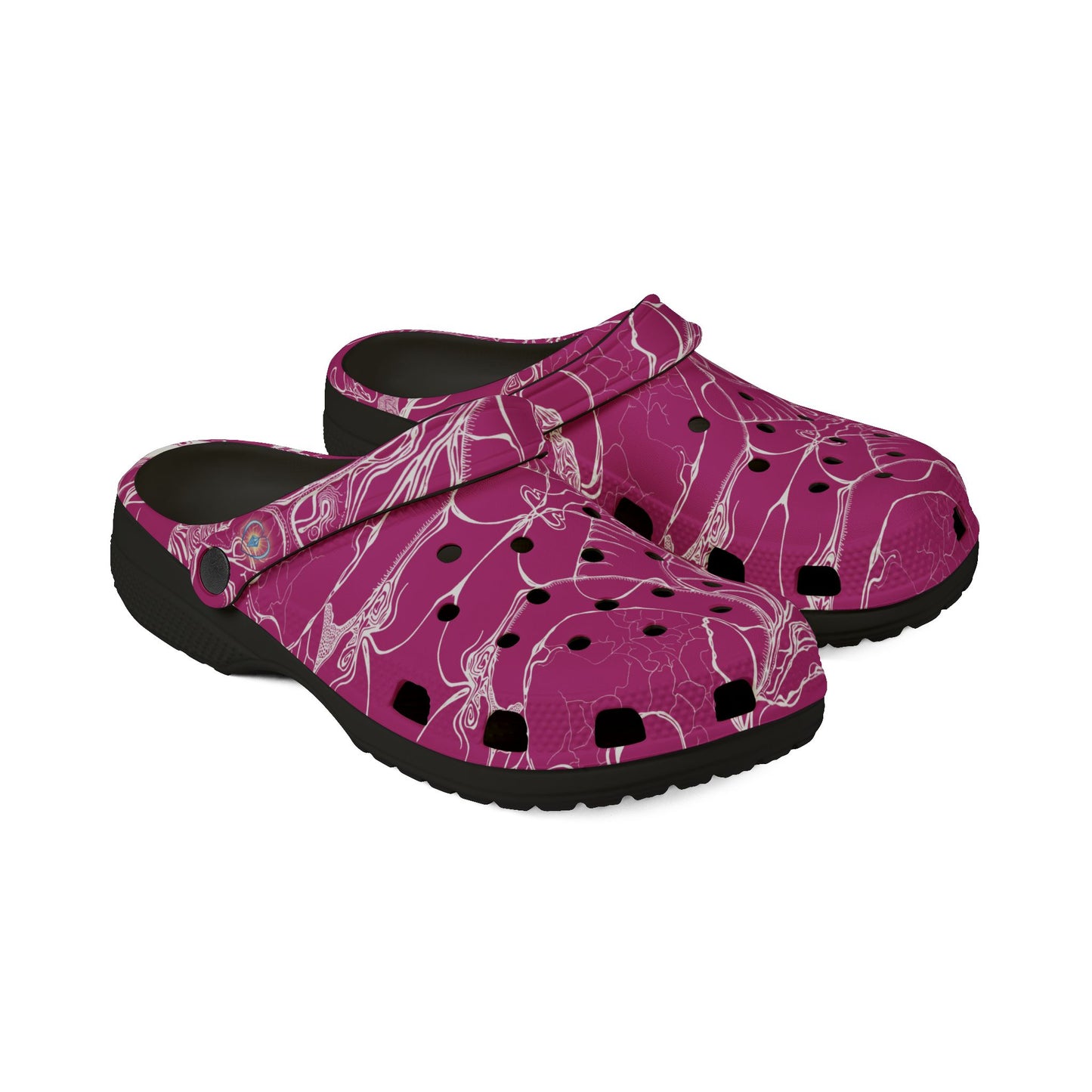 ELEMENTAL VISION | Unisex Rubber Clogs | For Adults | PINK SINCERE