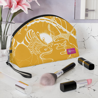 ELEMENTAL VISION | Makeup Bag | Versatile Accessory Radiant Pouch | MUSTARD YELLOW BRILLIANCE