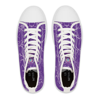 ELEMENTAL VISION Violet Light ~ High-Top Sneakers for Women