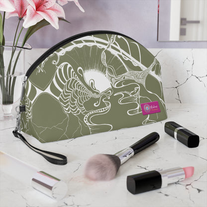 ELEMENTAL VISION | Makeup Bag | Versatile Accessory Radiant Pouch | KHAKI BRAVE