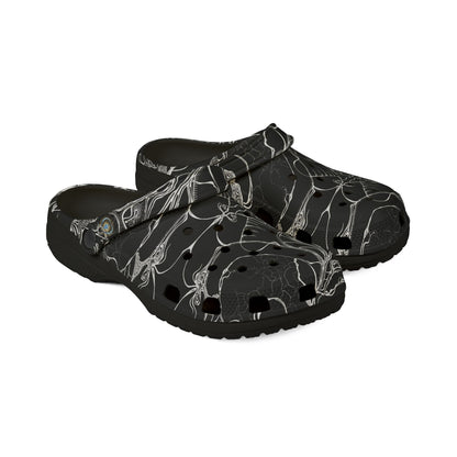 ELEMENTAL VISION | Unisex Rubber Clogs | For Adults | BLACK CLARITY