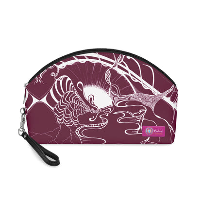 ELEMENTAL VISION | Makeup Bag | Versatile Accessory Radiant Pouch | BURGUNDY TRUST