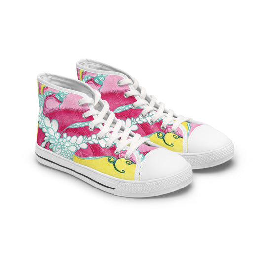 RADIANT HEART | High-Top Sneakers | For Women | HEART FLOW EXPANSION