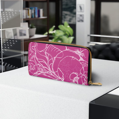 ELEMENTAL VISION | Zipper Wallet | PINK SINCERE