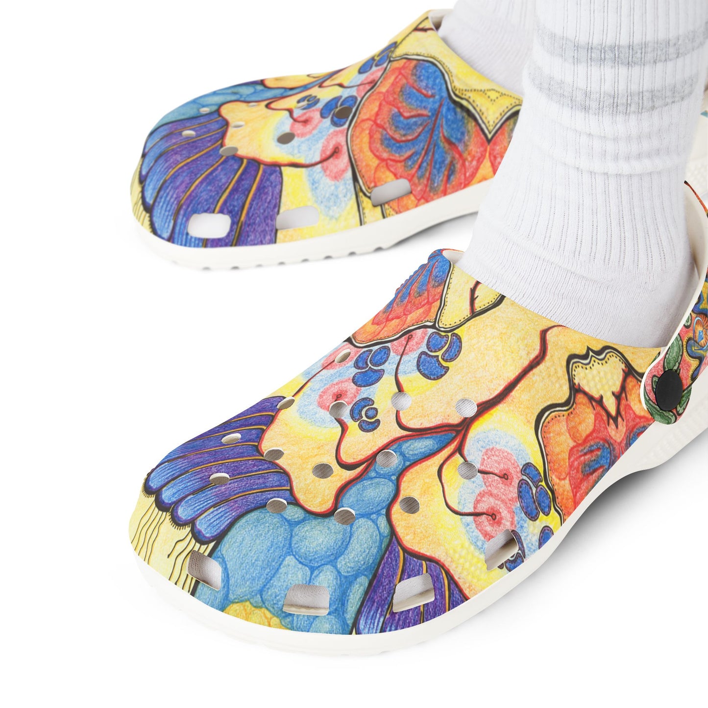 FERTILITY WINGS | Unisex Rubber Clogs | For Adults | CREATIVE ABUNDANCE & PROSPERITY