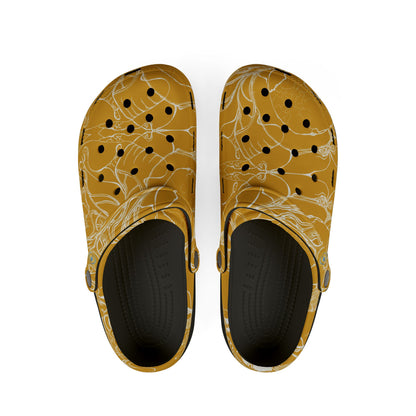 ELEMENTAL VISION | Unisex Rubber Clogs | For Adults | MUSTARD YELLOW BRILLIANCE