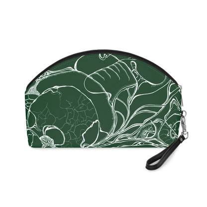 ELEMENTAL VISION | Makeup Bag | Versatile Accessory Radiant Pouch | FOREST GREEN PLENTY