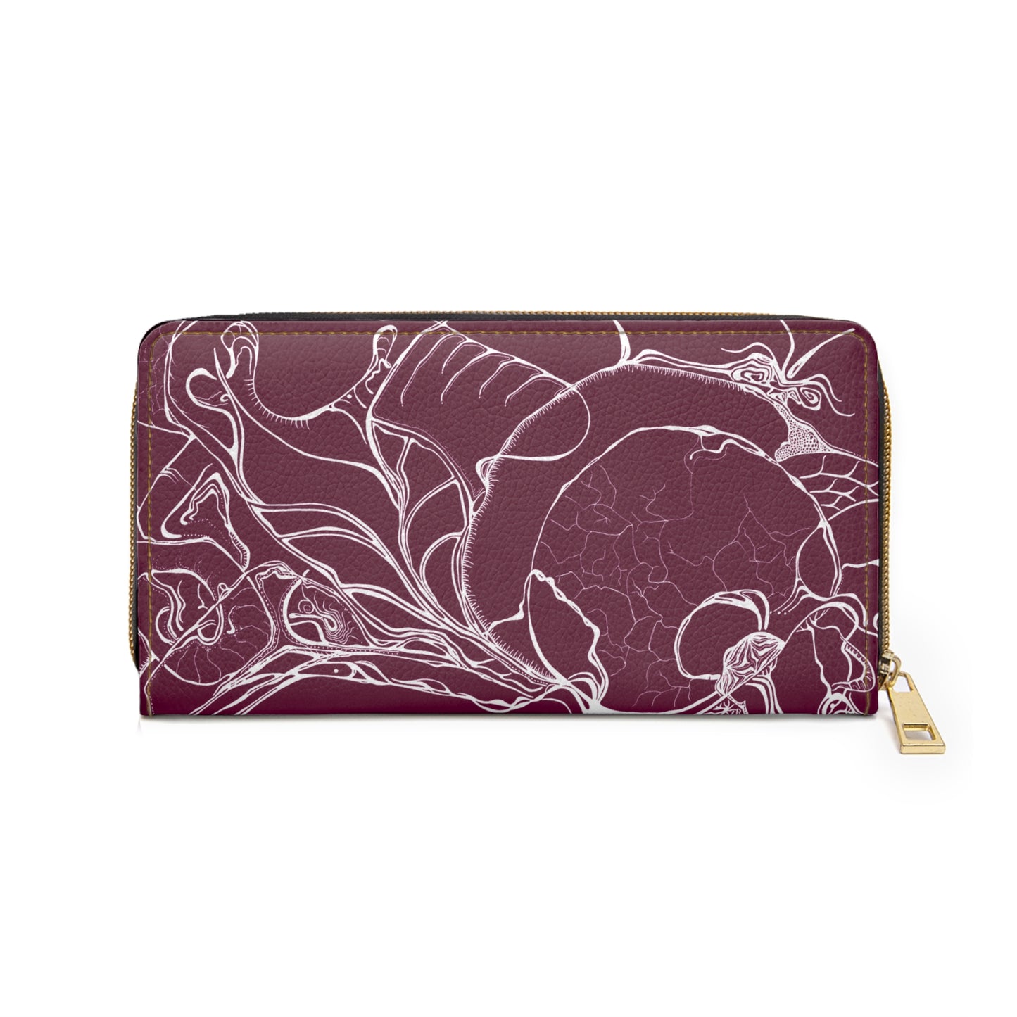 ELEMENTAL VISION | Zipper Wallet | BURGUNDY TRUST