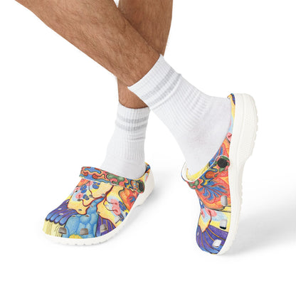 FERTILITY WINGS | Unisex Rubber Clogs | For Adults | CREATIVE ABUNDANCE & PROSPERITY