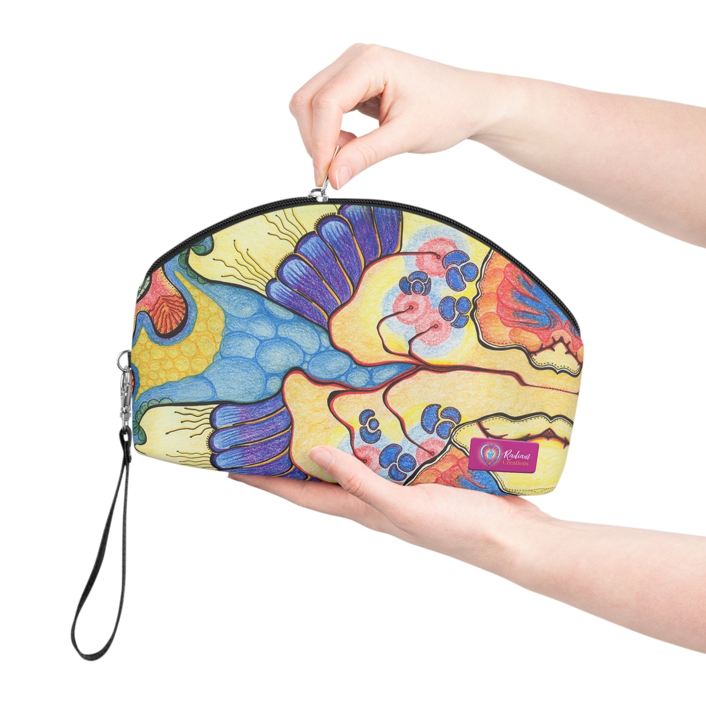 FERTILITY WINGS | Makeup Bag | Versatile Accessory Radiant Pouch | CREATIVE ABUNDANCE & PROSPERITY