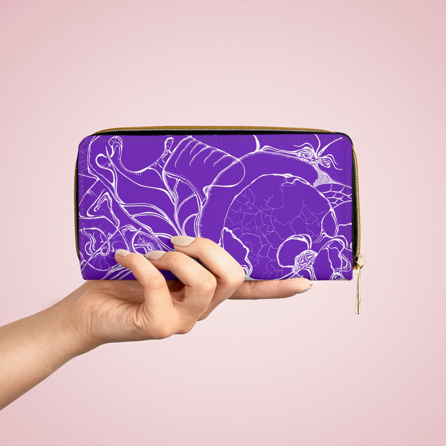 Elemental Vision | Zipper Wallet | Violet Light Higher Vision