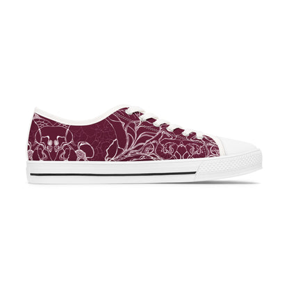 ELEMENTAL VISION Burgundy ~ Low-Top Sneakers for Women