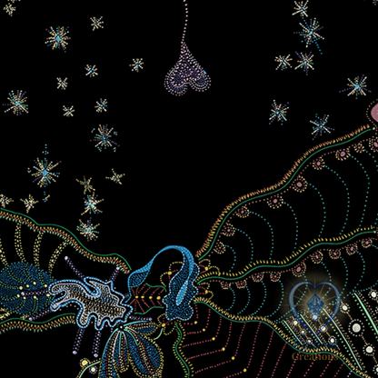LIGHTS UP | Zipper Wallet | COSMIC EARTH